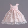 thumbnail image 2 of Felwors Robe Sans Manches en Tulle à Fleurs avec Nœud pour Bébés Filles, Robe Princesse, 2 of 6
