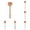 Brown 6PCS, variant on Amazing Durable Wooden Kitchen Utensil Set Spatula Cooking Tools Reusable Wood Elegant Utensils, 11.22x2.36 inch, Brown 2PCS