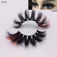 thumbnail image 1 of Las más nuevas pestañas de visón 3D coloridas 100% pestañas de visón mezcla de colores rosa azul rojo blanco pestañas postizas esponjosas Cilias suaves proveedor Tan Jianjun unisex, 1 of 2