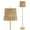 Brown Wood Finish, variant on JONATHAN Y Ocata 61" 2-Light Coastal Bohemian Iron/Rattan LED Floor Lamp with Pull-Chain, Brown Wood Finish, JYL3091A