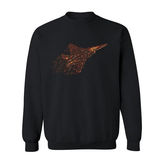 Line Pattern Jet Sweatshirt Men -Image by Shutterstock, Male 3X-Large