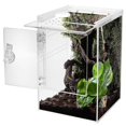 thumbnail image 1 of Front Opening Terrarium Jumping Spider Enclosure,Tall Arboreal Tarantula Enclosure with Cross Ventilation, 1 of 5