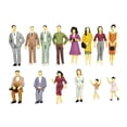 thumbnail image 4 of Figuras en miniatura a escala 1/25, figuritas de personas en miniatura, pequeños adornos, accesorios para fotografía. 14 piezas, 4 of 9