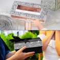 thumbnail image 4 of Rhinestones Ribbon Sticker, Sliver Resin Rhinestone Strip Multi Functional 2pcs Self Adhesive  for Bags, 4 of 7