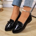 thumbnail image 5 of Lepsheexh Womens Loafers Shoes Plus Size Bow Decor Design Low Heel Soft Sole Comfortable Casual Daily Loafer Shoes for Women, 5 of 9