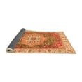 thumbnail image 2 of Ahgly Company Indoor Round Oriental Orange Modern Area Rugs, 3' Round, 2 of 4