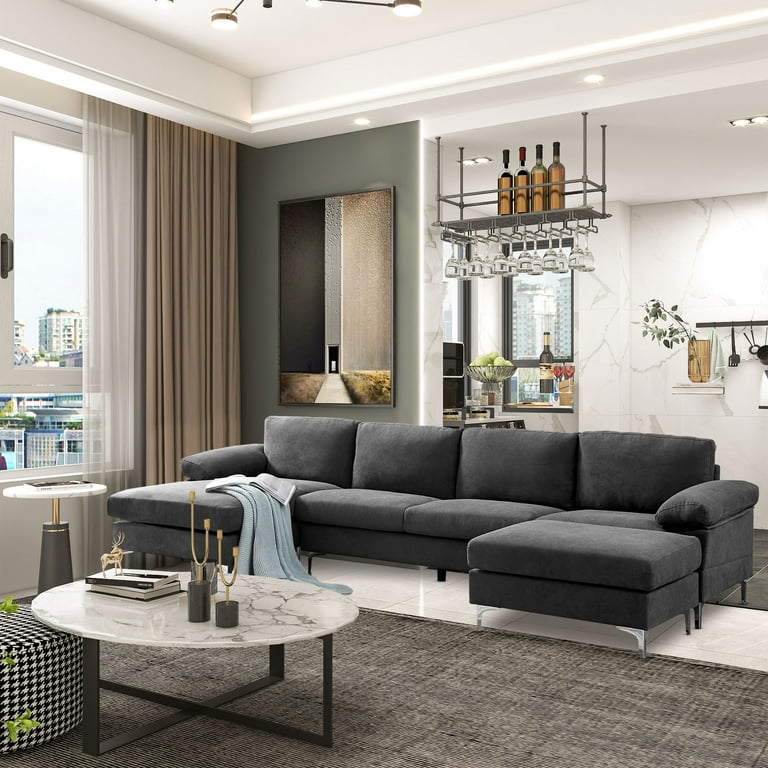 Dark gray sleeper sofa deals