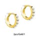 thumbnail image 3 of Guardurnaity 1 par de pendientes para mujer, decoración de perlas, pendientes de cobre, adornos para las orejas, joyería para novia y mujer, Ropa, zapatos y accesorios Miscelánea Oro, 3 of 6