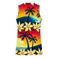 thumbnail image 4 of LSLJS Débardeurs à Imprimé Dégradé pour Hommes Sans Manches Col Ras du Cou T-Shirt Plage Débardeurs Muscle, 4 of 5