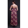 thumbnail image 4 of Bimba Rayon Floral Ladies Printed Backless Spaghetti Strap Long Maxi Evening Party Dress-Large, 4 of 4