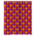 thumbnail image 1 of Cortina de ducha ABPHQTO labios rojos Impermeable 150x180 cm, 1 of 2