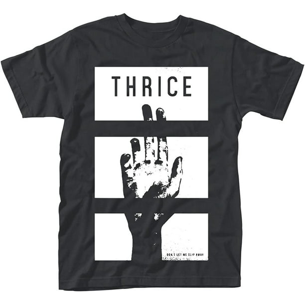smal vruchten weduwnaar Thrice T Shirt Hand Band Logo Official Mens Black - Walmart.com