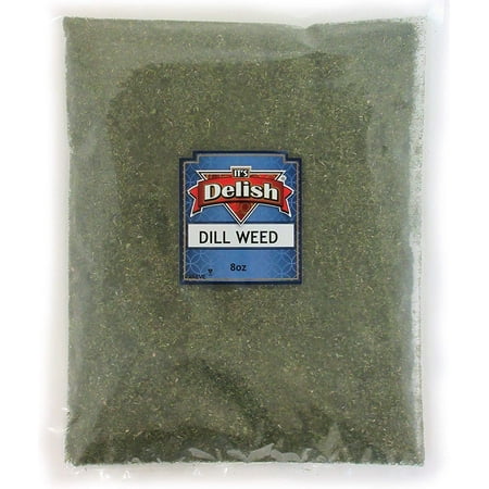 Dill Weed 100% Natural by Its Delish, 8 oz (Half Pound) Bag