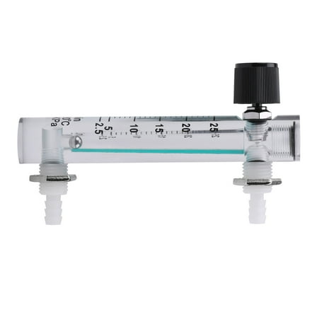 LZQ-5 Flowmeter 2.5-25LPM Flow Meter with Control Valve for Oxygen/Air/Gas