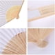 thumbnail image 4 of 12 Piezas Abanico de Mano Vhermosa Abanico de Papel Abanico de Boda Blanco, 4 of 5