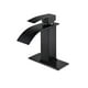thumbnail image 1 of Banna Lavabo Grifo Baño Llave Monomando Fregadero Inoxidable,grifo De Baño Negro Con Boquilla De Cascada, Grifo De Baño Con Un Solo Mango, Montaje En Cubierta, Lavabo, Manguera Sin Plomo, 1 of 5