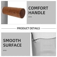 thumbnail image 3 of WRITWAA Round Vertical Pattern Espresso Cup With Wood Handle Pitcher 1Set, 3 of 6