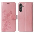 thumbnail image 2 of For Samsung Galaxy A54 5G 6.4 inch Embossed Butterfly Flowers With Card Slots And A Cash Compartment Shockproof Kickstand Flip Leather Phone Case For Women,Pink,For Galaxy A54 5G, 2 of 8
