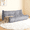 LIGHT GREY, variant on HABUTWAY 3-Seater Giant Bean Bag Sofa, Memory Foam Loveseat Fireside Chair for Adults, Living Room Bedroom Office