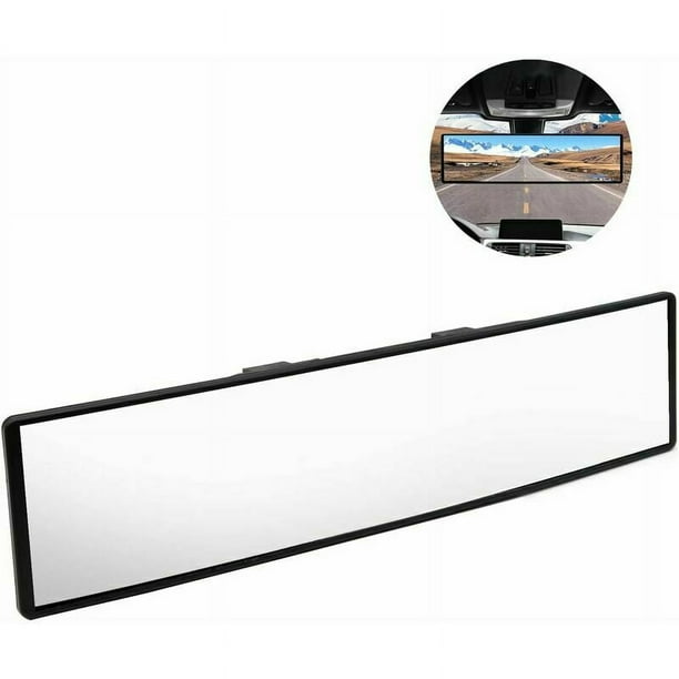 Espejo retrovisor interior, gran angular, panorámico universal, antideslumbrante, para coches, camiones y SUV.