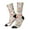 2 Black-2, variant on Bunny Floral Print Adult Socks for Men & Women,Calf Socks, Ankle Socks,Boots Socks,Breathable Casual Sock,Unisex Crew Socks