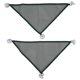 thumbnail image 1 of 2pcs Reptile Hammock Bearded Dragon Triangular Mesh Hammock with Suction Cups for Iguanas Anoles Geckos SnakesGreen S, 1 of 2