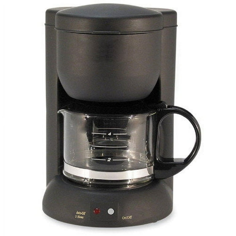 4 cup coffee maker walmart best sale