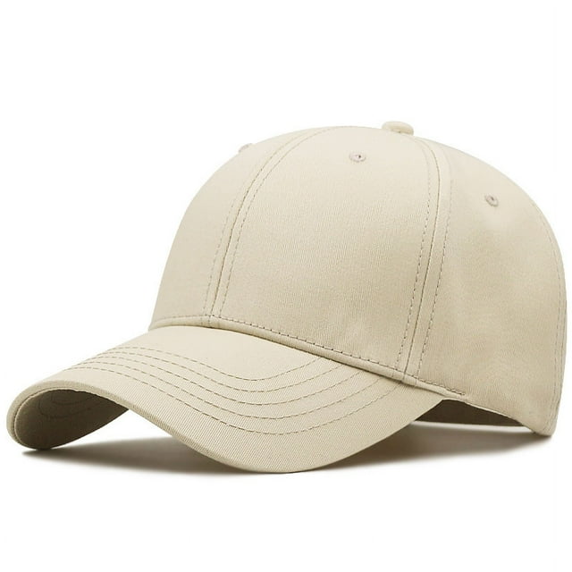 Gorra de béisbol de talla grande para hombre, de primavera y verano, con parte superior rígida y ligera, con aumento de la circunferencia de la cabeza
