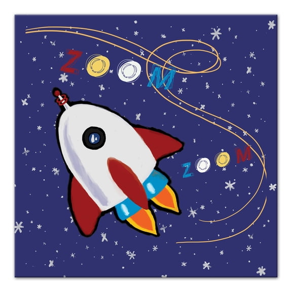 Creative Products ZOOM Space Ship 12x12 Canvas Wall Art