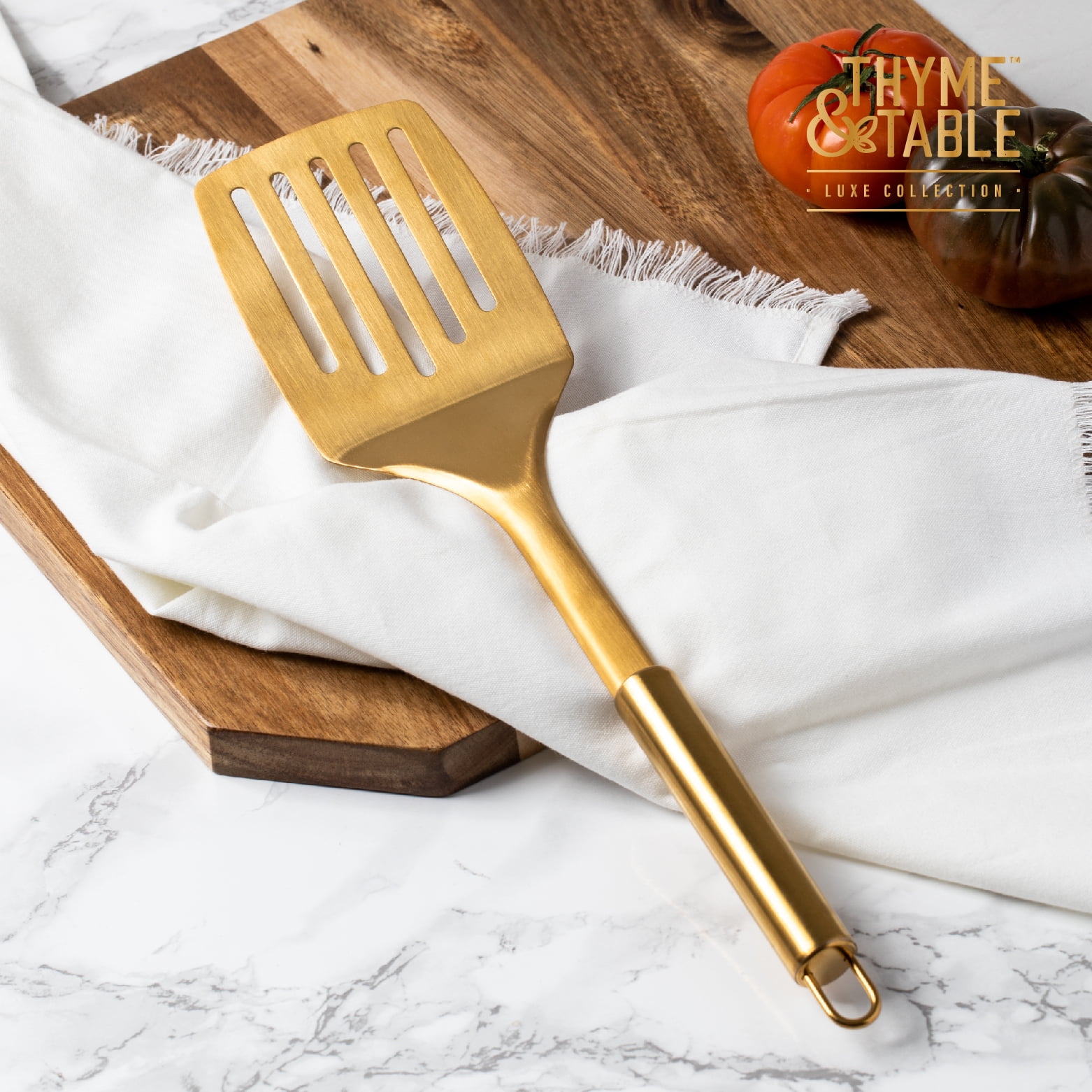 Thyme & Table Slotted Turner Gold