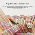 thumbnail image 4 of Women Sun Visor Cap Tie Dye Visor Elastic Sports Hat Empty Top Baseball Beach Hat, 4 of 12