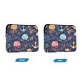 thumbnail image 7 of FORMRS 15-15.6 inch Laptop Sleeve Case Soft Carrying Quilted Computer Bag Cover, Red Jellyfish, 7 of 7