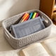 thumbnail image 5 of Large Capacity Student Pencil Case PortableRetro Style Stain Resistance Rectangular Storage Pouch, 5 of 8