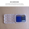 thumbnail image 2 of HEANUJJ 20pcs Memory Card Storage Box Slots Cards Organizer Lightweight Compact Design Durable Case And Easy Carrying, 2 of 8