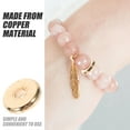 thumbnail image 6 of Dytern Jewelry Making 100pcs Flat Beads for Jewelry Making Copper Flat Spacer Beads Loose Flat Beads Jewelry Supplies, 6 of 11