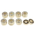 thumbnail image 4 of 16pcs 608ZZ Rodamientos De Skate Pate Reempalzbale Duradero Cojinete Sunnimix 608 ZZ Skateboard Rodings, 4 of 8