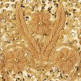 thumbnail image 3 of Bolso de cena floral con diseño de lentejuelas y cuentas, bolso de mano dorado, 3 of 5