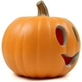 thumbnail image 6 of LED Halloween Pumpkin Lantern Decor - Battery Operated Light Up Jack O Lantern for Indoor Outdoor Party, Yard, Porch - Spooky Hollow Pumpkin with Bright LED Lights - Durable PE Holiday Decoration, 6 of 6
