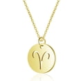 thumbnail image 3 of Twelve Constellations Pearl Chain Jewelry Necklace, 3 of 8