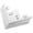 Silver, variant on 12 Pcs Mirror Wall Stickers 3D Corner Decals for Living Room Decor Self-Adhesive Background Decoration Easy Install 4.01X4.01In