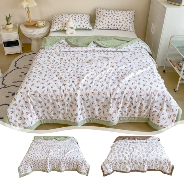 onlyliua Liquidación Nuevo Edredon de Verano Suave y Fresco, Edredon Frío, Edredon de Verano Lavable Máquina, Edredon Fresco de Verano, Tamaño Grande para Dos Personas