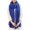 Blue, variant on Womens Warm Winter Infinity Scarves Set Blanket Scarf Pure Color