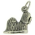 thumbnail image 1 of Sterling Silver 20" .8mm Box Chain 3D Shitzu Dog Breed Pendant Necklace, 1 of 2