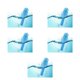 thumbnail image 2 of Seitruly 1 Pair Earplugs Sleeping Noise Reduction Earbuds Protection Soft Study Reusable Pocket Silicone Travel Earplug Ear Snoring Type2 Seitruly CBP020194, 2 of 6