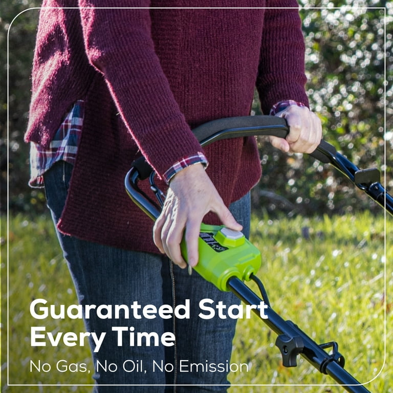 Free Shipping! Greenworks 40V 21-inch Brushless Walk Behind Push