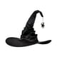 thumbnail image 2 of Accesorios para Disfraz de Bruja de Halloween, Sombrero de Bruja Plisado para Mujer, Tocado de Mago para Fiesta, Sombrero Puntiagudo de Pico Ancho, Negro, 2 of 6