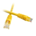 thumbnail image 1 of eDragon Cat5e Yellow Ethernet Patch Cable, Snagless/Molded Boot, 25 Feet, 1 of 2