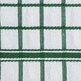 thumbnail image 2 of DII Dark Green Windowpane Terry Dishtowel 4 Piece 16x26, 2 of 4