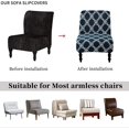 thumbnail image 5 of Armless Chair Slipcover Removable Armless Chair Cover Printed Armless Accent Chair Covers Washable Slipper Chair Slipcovers Furniture Protector Covers for Extra Large Armless Accent Chair, 5 of 5