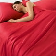 thumbnail image 4 of Flxxie Zipper Satin Pillowcase Set of 2, 20" x 26", Red, 4 of 5